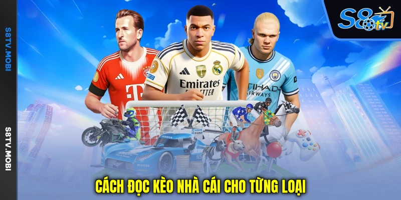 Cách đọc kèo nhà cái cho từng loại